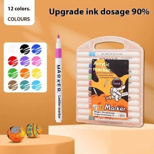 Acrylic nước dựa trên Bút Đánh Dấu cho trẻ em học sinh nhanh chóng làm khô màu nước cho <span class=keywords><strong>Diy</strong></span> sơn Opaque có thể giặt màu Bút Đánh Dấu - Product Image 6