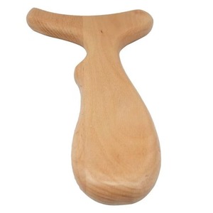 Planche Gua Sha en bois de hêtre, grande taille, outil de massage des méridiens pour le corps, les épaules et le cou - Product Image 3
