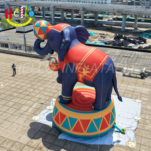 Elefante Inflable Gigante Estilo Circo con Bolas de Colores para Decoración de Eventos y Festivales - Product Image 5