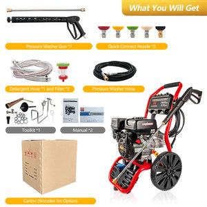 Kuhong Ce Nhà Máy Mới Của Nhãn Hiệu Xăng 5.5HP <span class=keywords><strong>6.5HP</strong></span> 7HP 2.6GPM Xăng Thương Mại Máy Giặt Áp Lực 2600 PSI 2800psi 3000PSI - Product Image 5