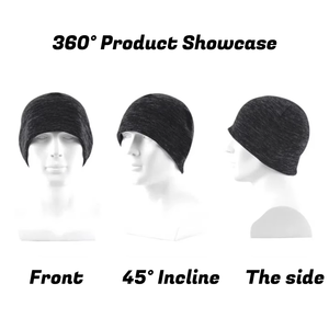 גברים נשים חורף תרמית beanies תרמית עמיד רוח רכיבה על אופניים מזג אוויר קר פליסה מרופד טכני רב-ספורט כובע גולגולת - Product Image 3