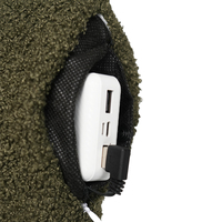 Chauffe-mains sans fil rechargeable par USB, pochette chauffante douce au toucher, arrêt automatique, lavable, cadeau d'hiver prêt à l'emploi