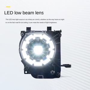 Pour Land Cruiser LC70/71/76/78/LC79 Ensemble de phares LED haut de gamme de luxe à fleurs de prunier avec double lentilles ampoule 12V - Product Image 4