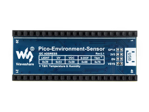 Module de capteurs environnementaux pour Raspberry Pi Pico, Bus I2C intégré, capteur de lumière ambiante TSL25911FN/BME280/capteur de mouvement ICM20948 K514 - Product Image 3