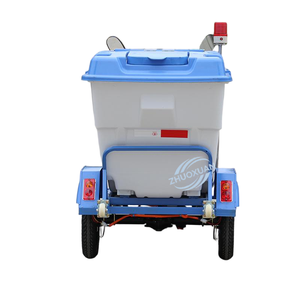 รถสามล้อไฟฟ้าเก็บขยะในเมือง ขนาด 500 ลิตร สำหรับการบำรุงรักษาถนน - Product Image 3