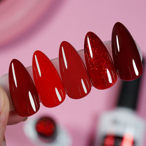 <span class=keywords><strong>Vernis</strong></span> à ongles végétalien sans odeur 12ml HEMA Collection rouge <span class=keywords><strong>Semi</strong></span> <span class=keywords><strong>Permanent</strong></span> Soak Off <span class=keywords><strong>UV</strong></span> <span class=keywords><strong>LED</strong></span> Gel Polish Color Set Kittens Beauty - Product Image 1