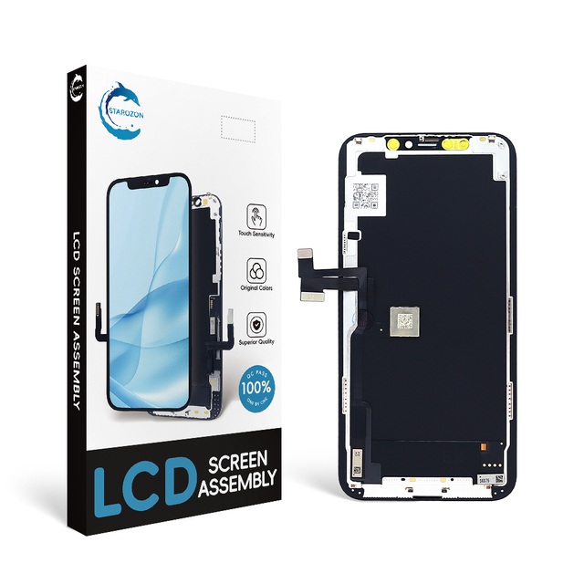 Phone Screen Hard Soft OLED Display 90HZ 120HZ for Iphone XS 11 Pro 12 Mini 13 Pro Max 14 Plus 15 16 Replacement Cell Phone Lcd