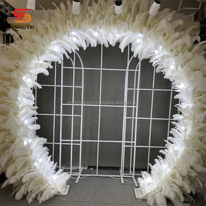 SMOOTH lujo boda decoración Metal acero inoxidable desmontable telón de fondo marco boda suministros arco - Product Image 1