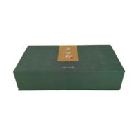 Boîte cadeau de luxe à couvercle rabattable en carton rigide avec logo personnalisé pour l'emballage de kits de produits de santé