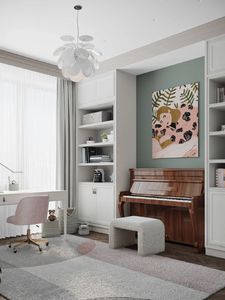 Jingshun enf hiện đại nghiên cứu bàn & Tủ sách cho văn phòng nhà trẻ em tủ quần áo tùy chỉnh gỗ thân thiện với môi đồ nội thất - Product Image 2