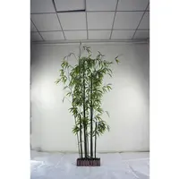 Großhandel 240CM höhe indoor dekorative künstliche bambus baum pflanzen, bambus baum pflanzen künstliche