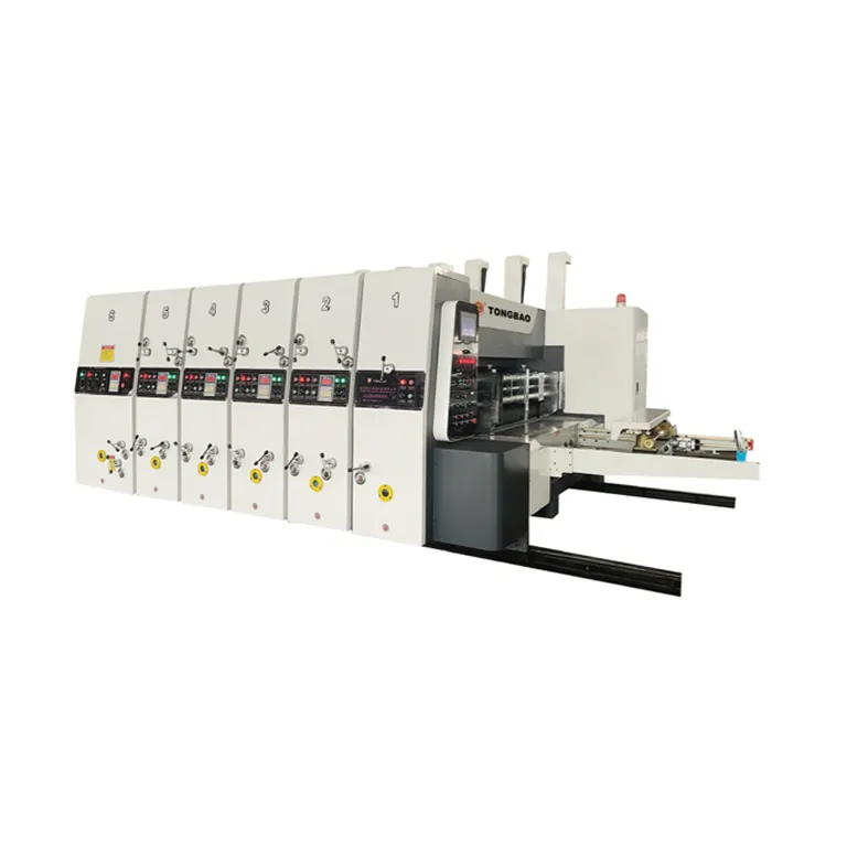 Máquinas automáticas de corte e impresión de cajas de cartón de papel, máquina de fabricación de cajas con máquina de impresión de cajas