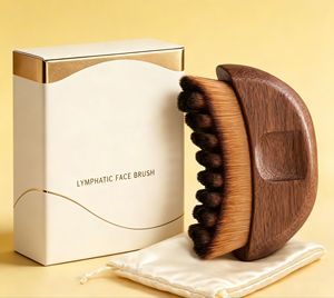 Wholesale Wooden Facial <b>Massage</b> Brush for Relaxed Grip and Use to Reduce Puffiness - Product Image 4