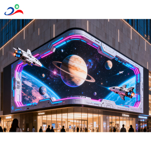 P3 ngoài trời IP65 Quảng trường thương mại điện tử kính miễn phí <span class=keywords><strong>3D</strong></span> ảo lớn 4k hiển thị biển quảng cáo - Product Image 1