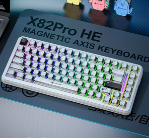 ATTACK <span class=keywords><strong>SHARK</strong></span> X82PRO HE Clavier de jeu à interrupteur magnétique 8KHz Actionnement réglable Batterie 5000mAh Clavier sans fil tri-mode - Product Image 6