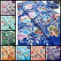 Tissu brodé de luxe haut de gamme de Bolivie, dentelle perlée et à sequins faite à la main en France, idéal pour les robes de mariée et de soirée
