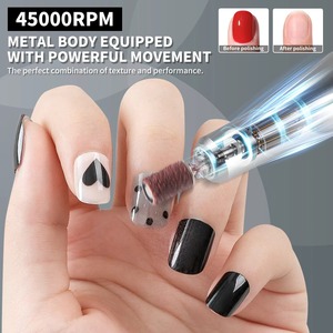 Lime à ongles électrique professionnelle à faible bruit 45000 tr/min pour salon de manucure, équipement de manucure - Product Image 4