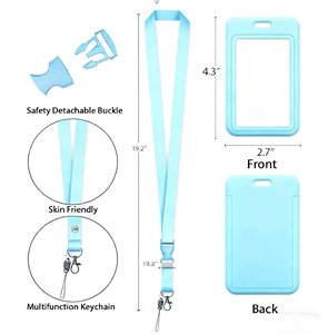 Lanière et porte-badge en polyester par sublimation, personnalisables, pour événements et activités – Offre Spéciale - Product Image 2