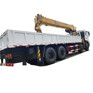 โรงงานจีนจำหน่ายรถบรรทุกติดเครน Dongfeng 8X4 14 ตัน 16 ตัน รถเครนบูมตรง รถเครนติดรถบรรทุกแบบยืดหดได้สำหรับขาย - Product Image 4