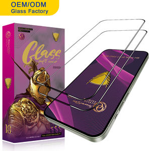 Protection d'écran en verre OG cristallin anti-empreintes digitales 9H ESD de haute qualité pour iPhone 16 15 Plus/17 Pro Max - Product Image 1