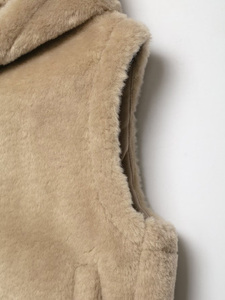<span class=keywords><strong>Gilet</strong></span> à <span class=keywords><strong>capuche</strong></span> en <span class=keywords><strong>fausse</strong></span> <span class=keywords><strong>fourrure</strong></span> pour femmes personnalisé <span class=keywords><strong>avec</strong></span> poches, manteau <span class=keywords><strong>sans</strong></span> manches doublé en peluche, <span class=keywords><strong>gilet</strong></span> décontracté d'hiver, vêtements d'extérieur en gros directement en usine - Product Image 5
