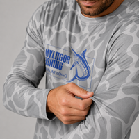 Vêtements de protection solaire personnalisés, chemise de pêche à manches longues UPF 50+ pour les sports de plein air