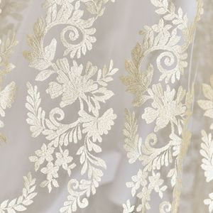 Váy Cưới Vải Lưới Màu Vàng Sâm Panh Thêu Sang Trọng - Product Image 2