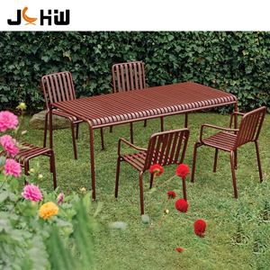 Tốt nhất đơn giản kim loại vườn bảng và ghế hiện đại ngoài trời ban công nhỏ Bảng sắt cà phê nhà hàng ghế ăn - Product Image 5