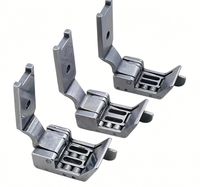 Pied presseur double aiguille RS570 845 avec rouleau de butée pour machine à coudre