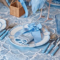 Nappe brodée faite à la main de haute qualité et écologique, très vendue, pour mariage, salle à manger à domicile, avion, restaurant