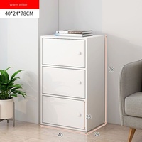 Meuble de rangement pour salon et chambre à coucher en acier inoxydable avec tiroirs en bois pour l'organisation de la chambre
