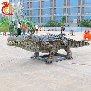 Modelo de Animal Animatrónico, Escultura de <span class=keywords><strong>Cocodrilo</strong></span>, <span class=keywords><strong>Robot</strong></span> Mecánico Eléctrico de Gran Escala, Tamaño Real, para Actividades de Zoológico - Product Image 2