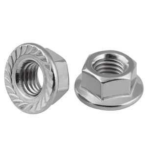 Écrou à bride hexagonale Jin Hongying M3 M5 M6 M8 en acier au carbone zingué antidérapant pour la construction - Product Image 3