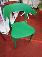 En gros Moderne Empilable Corne PP Restaurant Café Chaises En Plastique pour La Maison Bar Appartement Atelier-Salle À Manger Meubles Gratuit