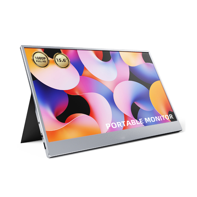 2024 Hot 15.6 Inch 1080P  Thin Portable Monitor with Touch Screen Capacitive Monitor for Mini PC Laptop Monitor