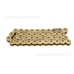 Cadena de transmisión trasera genérica 420 Gold para motocicleta todoterreno, pieza de repuesto para reparación - Product Image 3