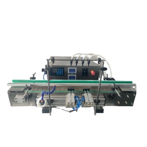 Automatic Desktop 4 Heads Filling Machinery Whisky Liquid Bottle Water Milk Tea Drinks <b>Juice</b> Filling <b>Machines</b> - Product Image 3