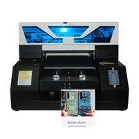 УФ-принтер A4 для стекла, дерева, ПВХ, кожи, струйный большой формат, планшетный УФ-принтер, УФ плоский принтер для акрила