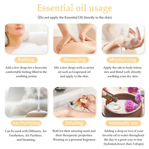 Aceite esencial de aromaterapia Aceite corporal de grado terapéutico Aceite esencial de nuez moscada natural - Product Image 6