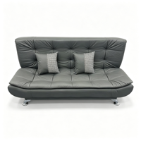 Canapé-lit trois places au design moderne et confortable, forme carrée, revêtement tissu, variété de couleurs, pour hôtel, appartement, salon.