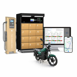Gabinete de Intercambio de Baterías Inteligente de 12 Compartimentos para Motocicletas y Triciclos Eléctricos, con Eficiente Rotación de Baterías de Litio y Potencia de 30W - Product Image 1