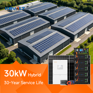 Paneles Solares KEVOLT de 10kW, 20kW y 25kW con Batería de Litio e <span class=keywords><strong>Inversor</strong></span> Solar Híbrido, Paquete de Baterías de Iones de Litio de Alto Voltaje - Product Image 1
