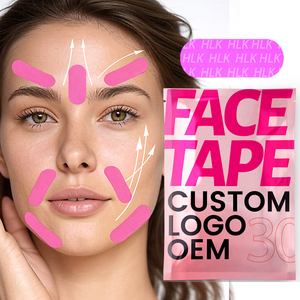 HLK, cinta de estiramiento Facial amigable con la piel, parches para arrugas en la frente, mandíbula, doble barbilla, arrugas en los ojos, pliegues nasolabiales, cinta facial - Product Image 1