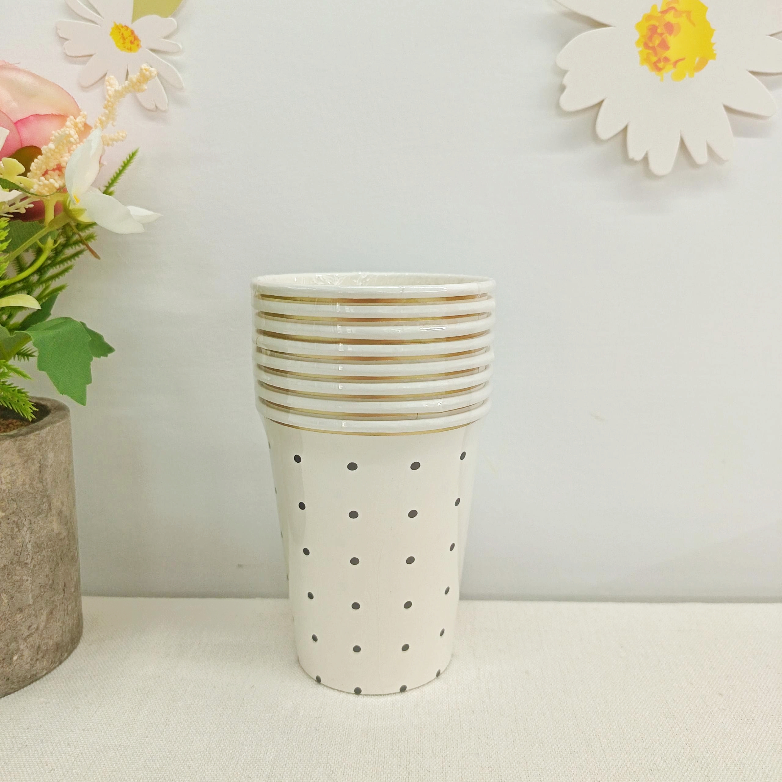 taza negra de 9oz*8uds