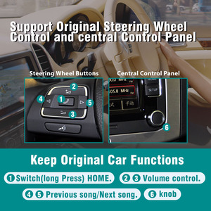 Adaptador inalámbrico Carplay Android Auto para Volkswagen VW RNS510 Series Magotan Tiguan Passat Skoda Mirror Link AirPlay Navigation - Product Image 6