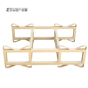 Support à vin simple en fût de Bordeaux personnalisé, surface antidérapante compatible - Product Image 5