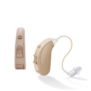Amplificador Auditivo Digital Binaural VOHOM RIC con Cancelación de Ruido, 4 Modos de Ecualización Ajustables, Invisible, Ecológico y Suave - Product Image 1