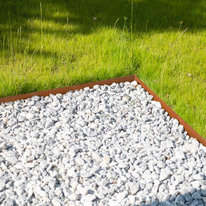 Bordure de jardin Décoration de jardin Bordure extérieure en acier corten 4.5 pouces 1 pièces - Product Image 3