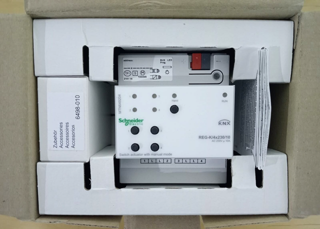 MTN649204 KNX Switch Actuator REG-K/4X230/10 Plc Programming Controller