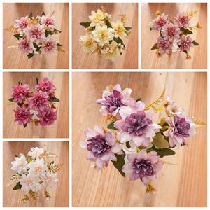 Rafina Xiaoli Crisantemo Artificiale per Decorazione Domestica, Fiori Finti da Parete, Rosa Artificiale - Product Image 3